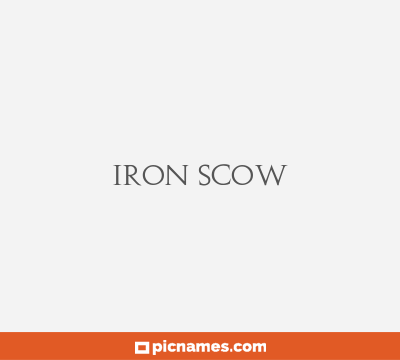 Iron scow